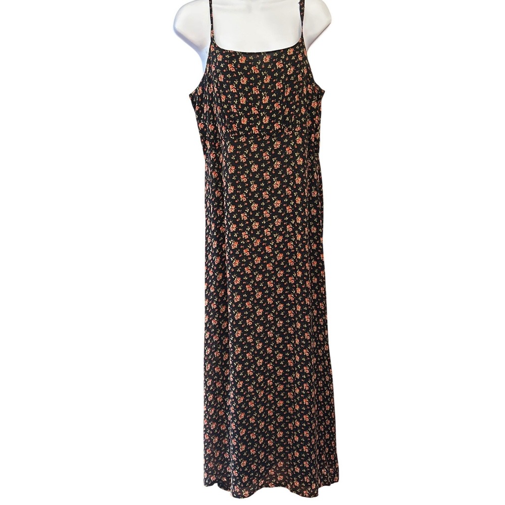 Vintage 90"s Pudding Shop Maxi Dress Floral Grunge Cottagecore Whimsigoth Maxi